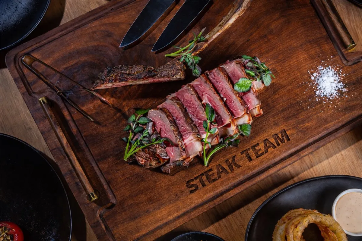 Promotional cover image for the Premium Bets membership from The Steak Team, a sports betting community.