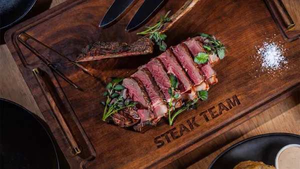 Promotional cover image for the Premium Bets membership from The Steak Team, a sports betting community.